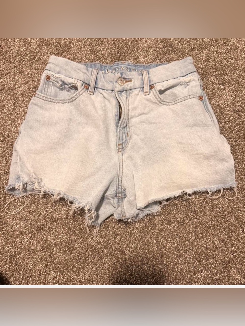 American Eagle Outfitters Light Blue Jean Shorts